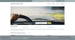 Desktop Screenshot of alquilovehiculos.com